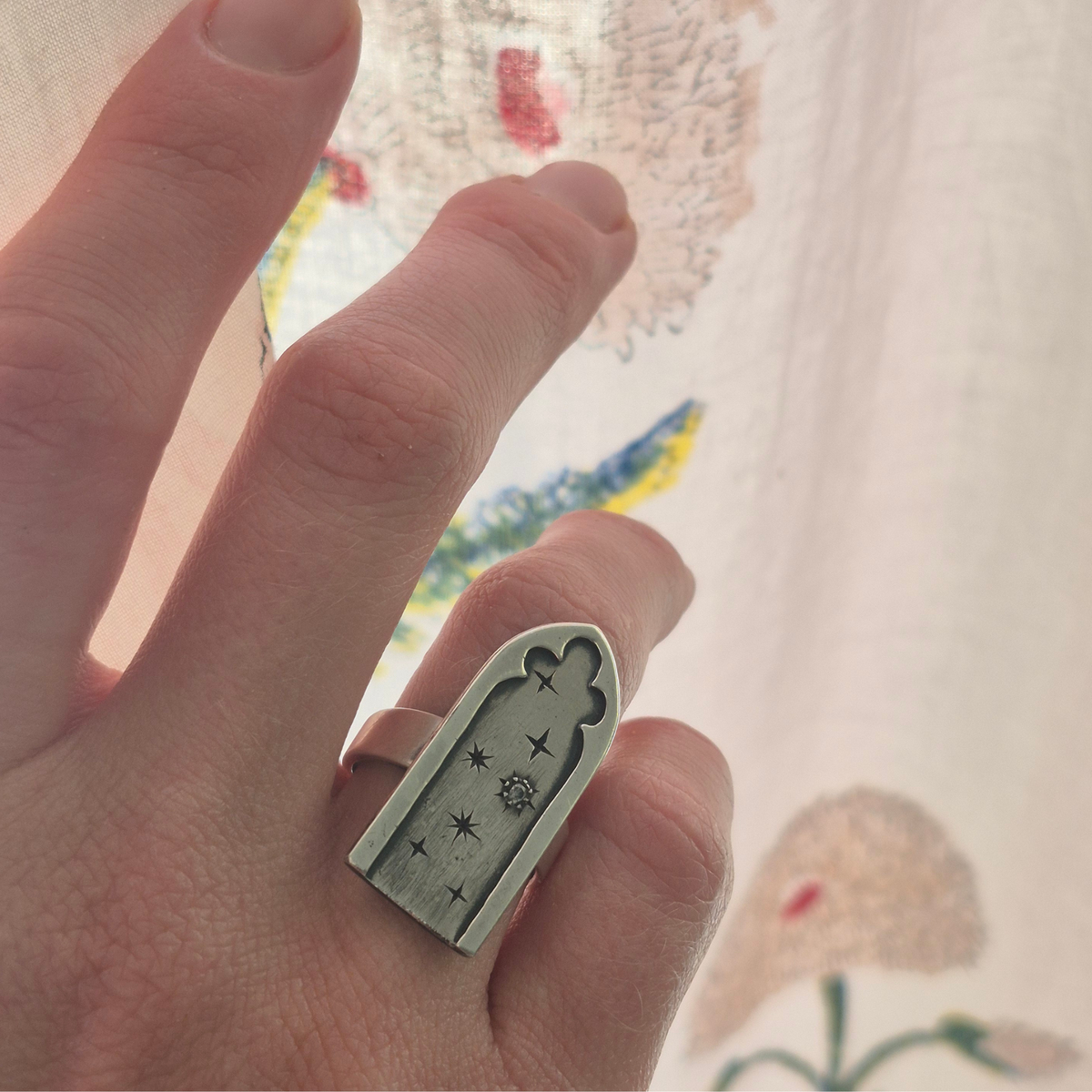 Night Sky Arch Ring