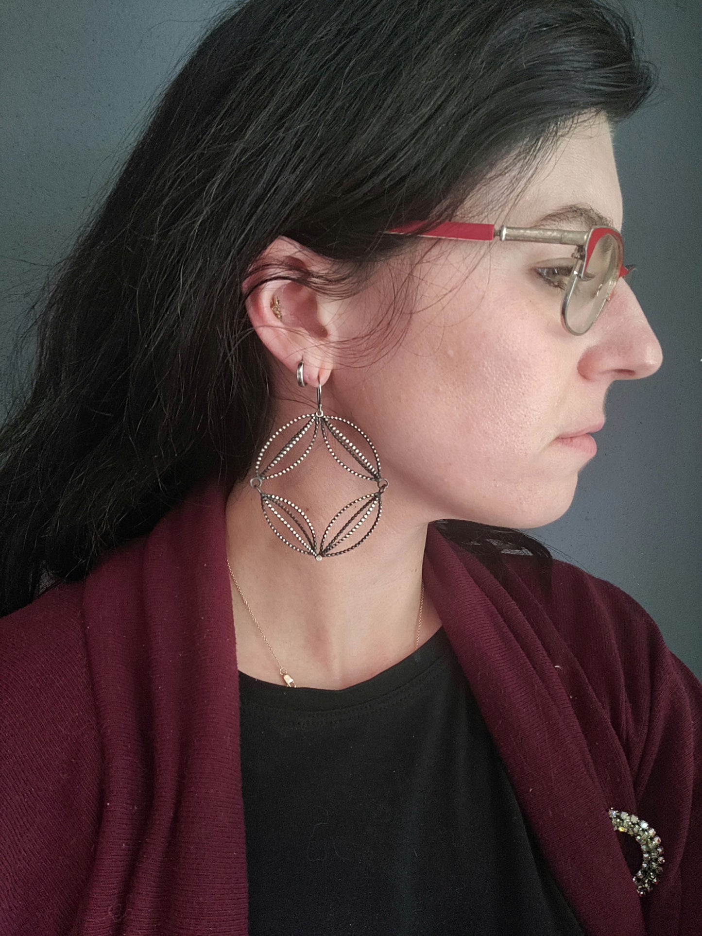 Big Seed Pod Earrings