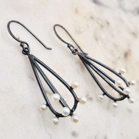 Pearl Droplet Earrings