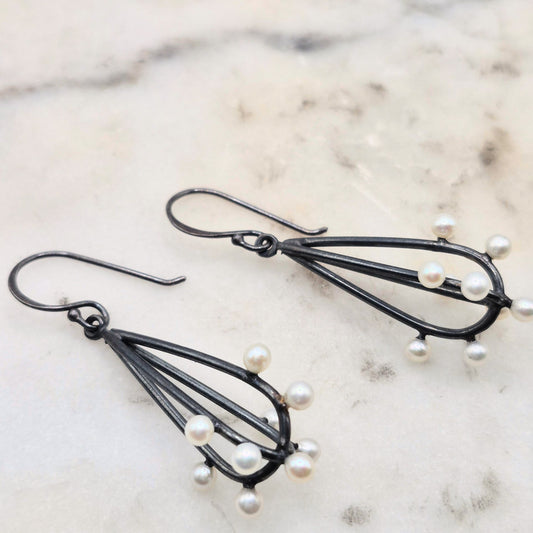 Pearl Droplet Earrings